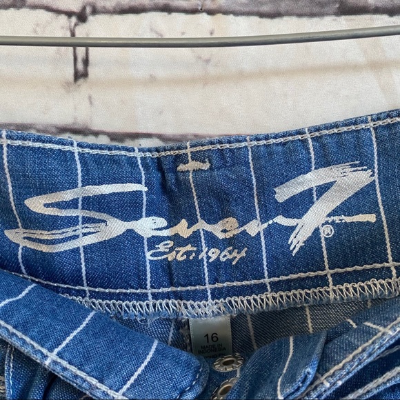 💝👼😇SEVEN7- Wide Leg Capri Pants - Size 16 - Picture 10 of 12